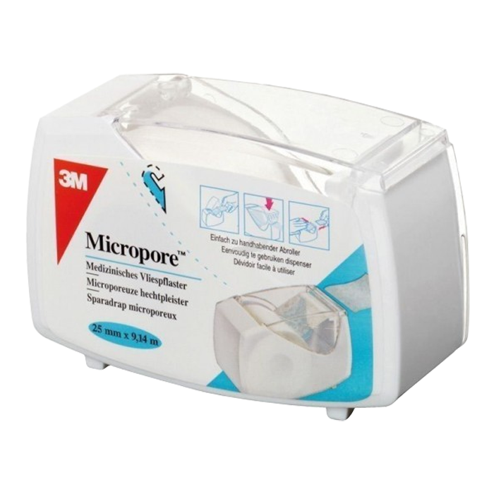 3M MICROPORETM SPARADRAP MICROPOREUX 25 MM X 914 M