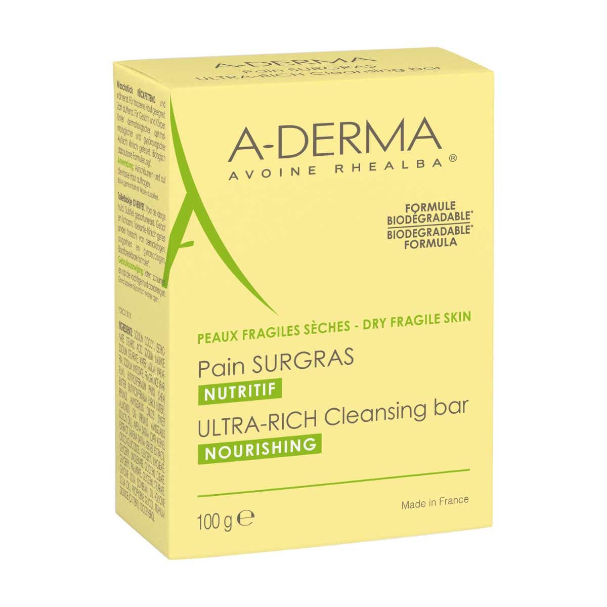 A DERMA LES INDISPENSABLES PAIN SURGRAS NUTRITIF 100G