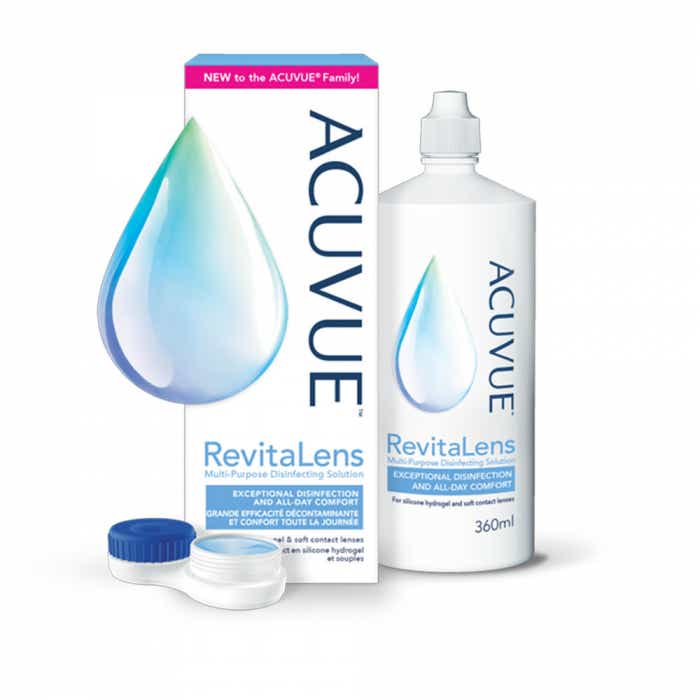 ACUVUE REVITALENS SOLUTION DECONTAMINANTE LENTILLES 360ML