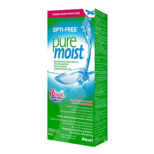 ALCON OPTI FREE PUREMOIST SOLUTION MULTI FONCTIONS DE DECONTAMINATION 90ML