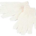 ALTESSE GANT DE MASSAGE EXFOLIANT NYLON COLORIS BLANC 1 PAIRE