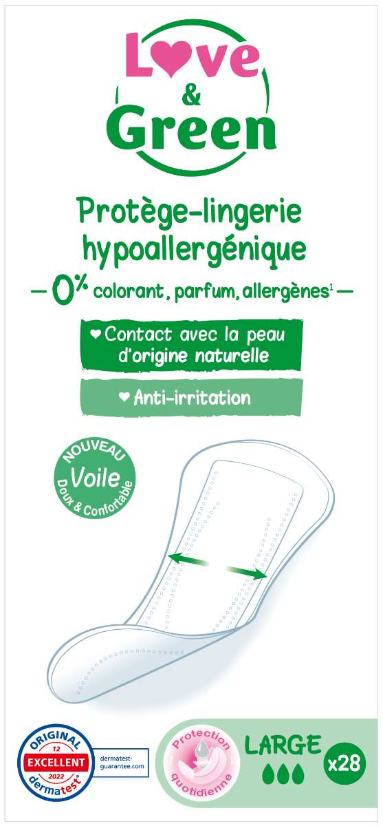 ANTI IRRITATION PROTEGE SLIPS LARGE 28 PIECES