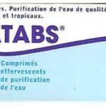 AQUATABS PURIFICATION DE L EAU 60 COMPRIMES EFFERVESCENTS