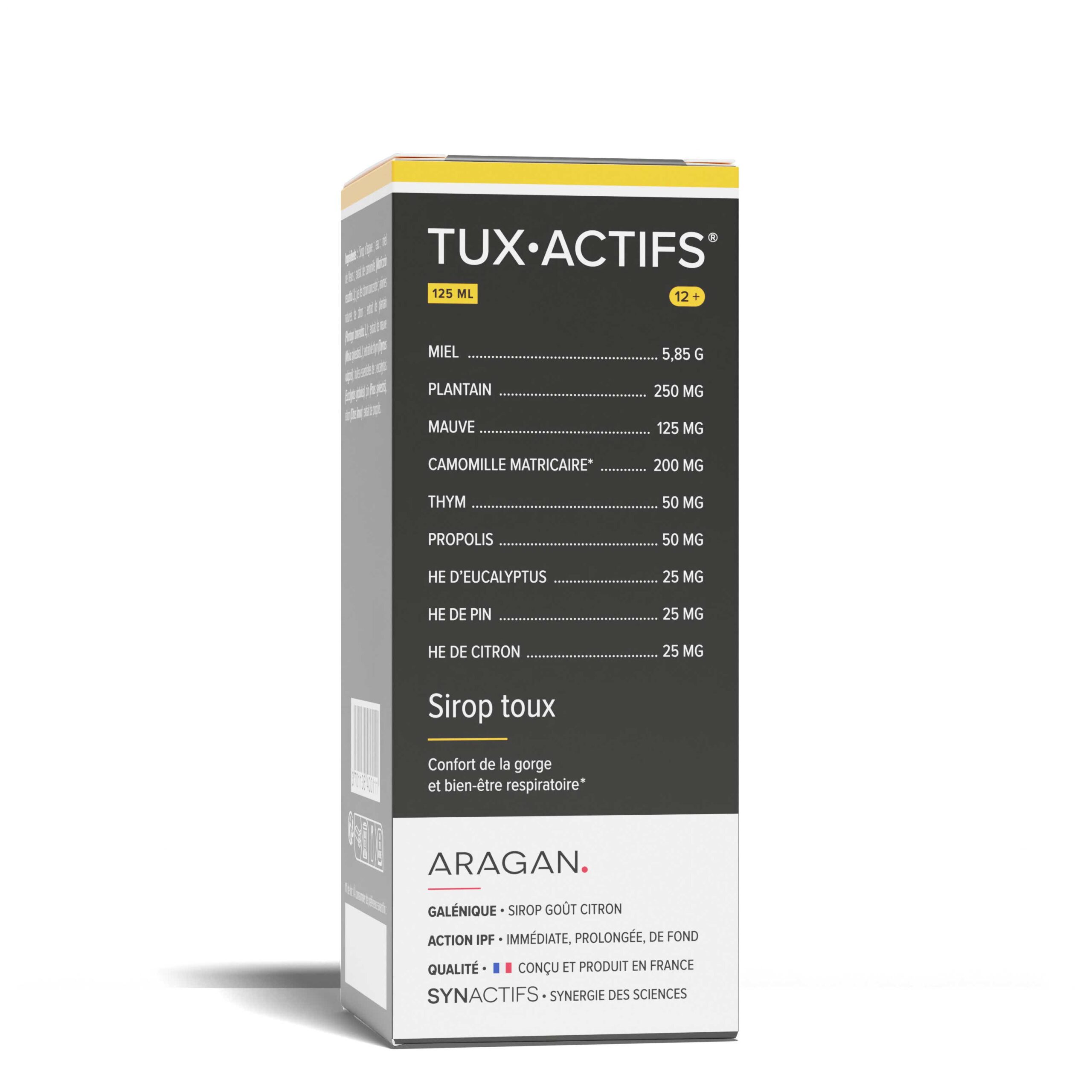 ARAGAN SIROP TOUX TUXI GREEN BIO 125ML