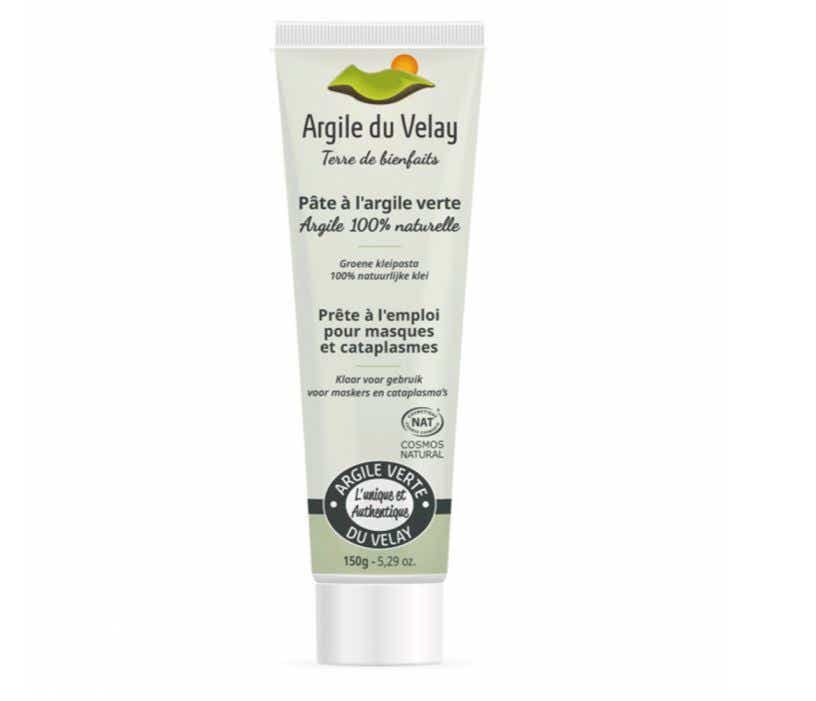 ARGILE DU VELAY PATE A L ARGILE VERTE 100 NATURELLE 150G
