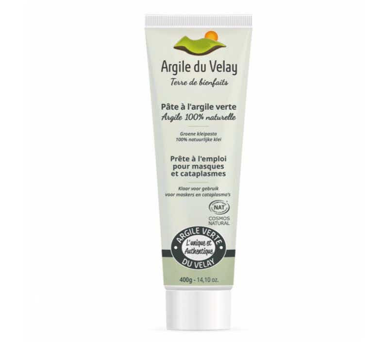 ARGILE DU VELAY PATE A L ARGILE VERTE 100 NATURELLE 400G