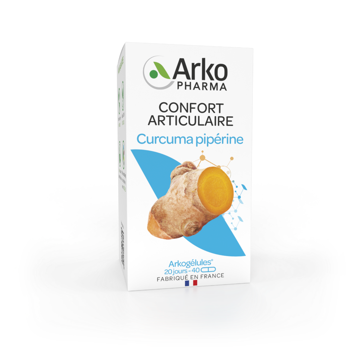 ARKOPHARMA ARKOGELULES CURCUMA PIPERINE BIO 40 GELULES