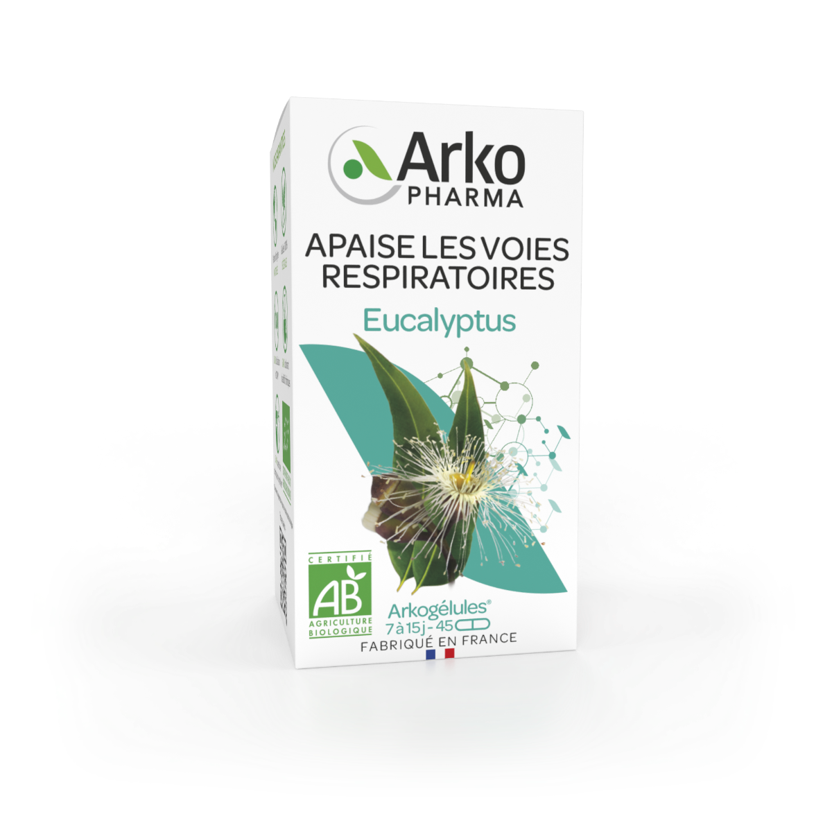 ARKOPHARMA ARKOGELULES EUCALYPTUS BIO 45 GELULES