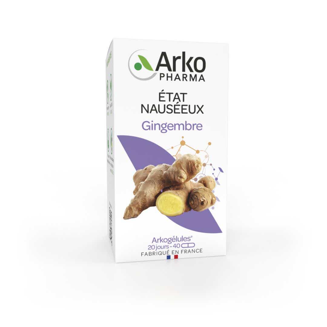 ARKOPHARMA ARKOGELULES GINGEMBRE BIO 40 GELULES