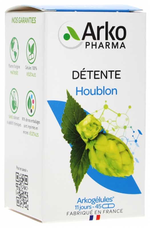 ARKOPHARMA ARKOGELULES HOUBLON 45 GELULES