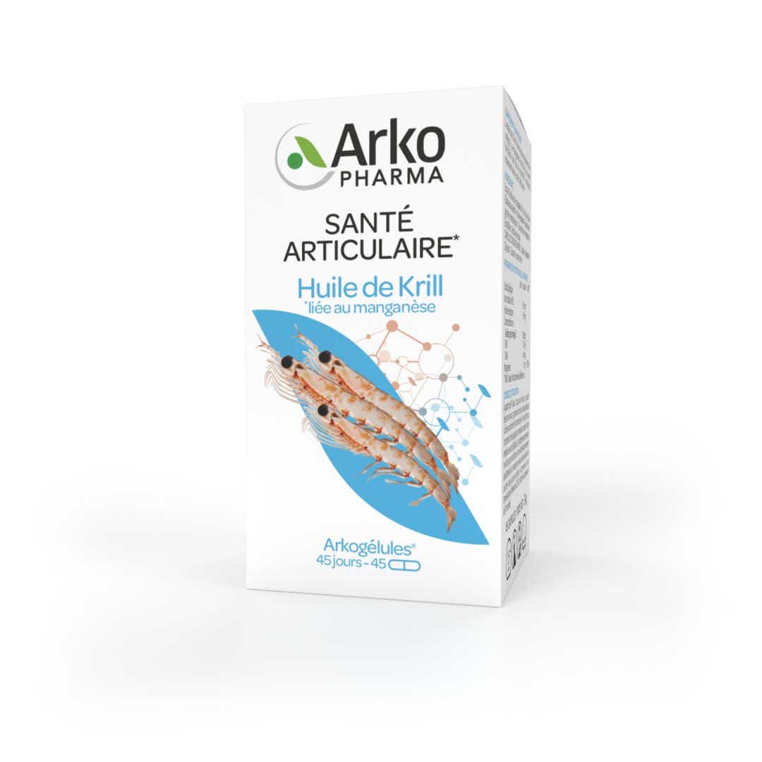 ARKOPHARMA ARKOGELULES HUILE DE KRILL ET MANGANESE 45 CAPSULES