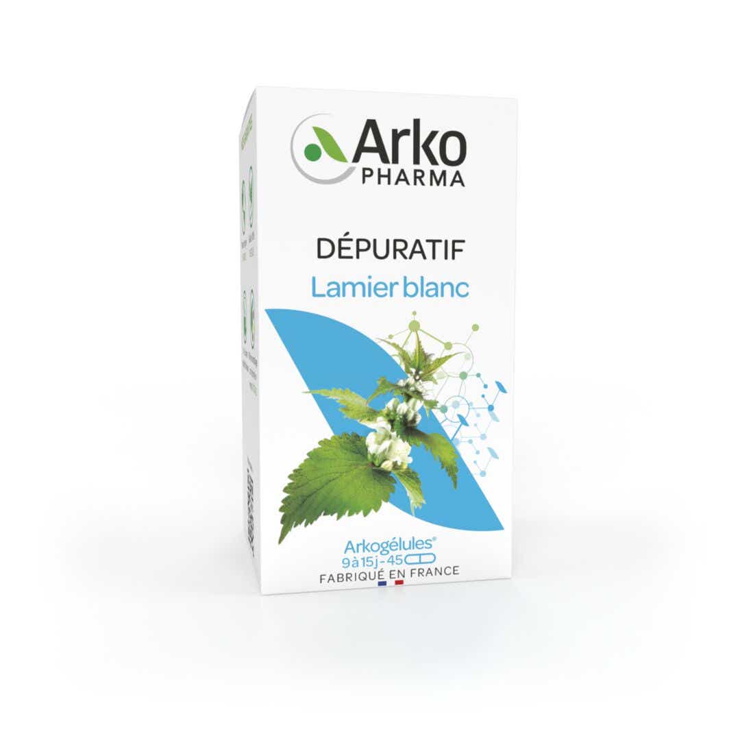 ARKOPHARMA ARKOGELULES LAMIER BLANC 45 GELULES