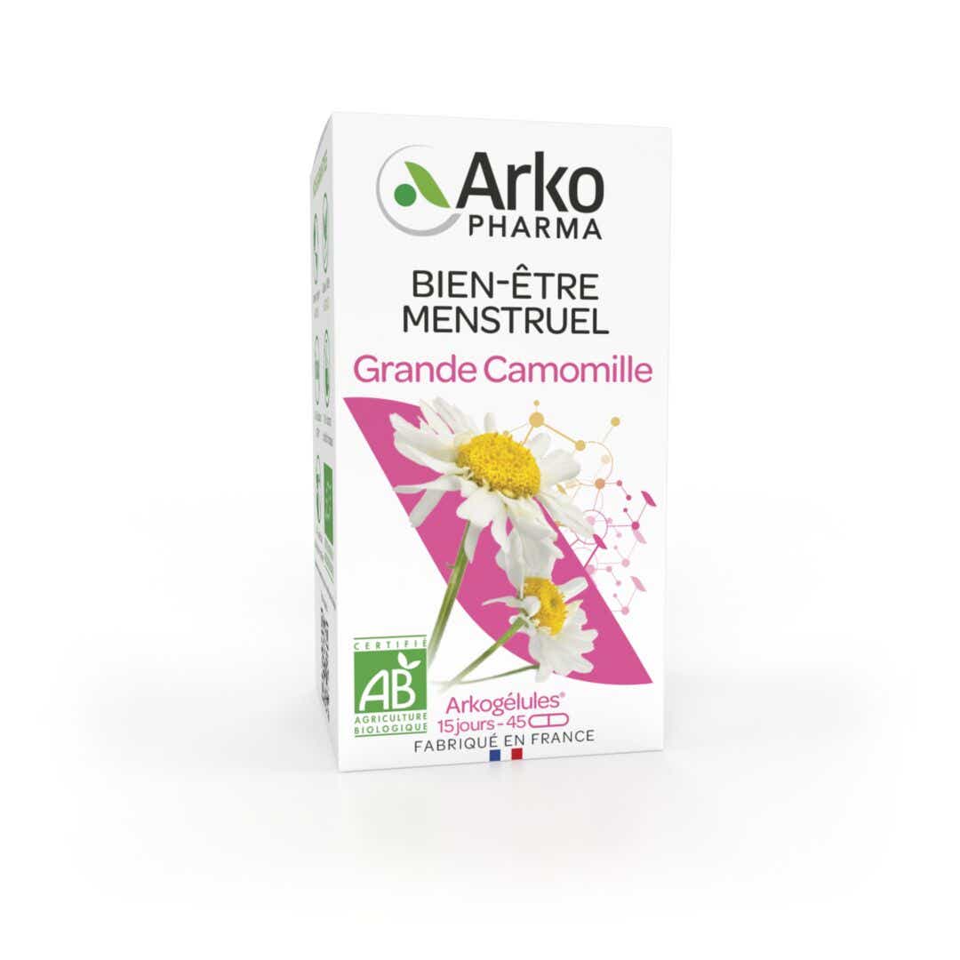 ARKOPHARMA ARKOGELULES PARTENELLE GRANDE CAMOMILLE BIO 45 GELULES
