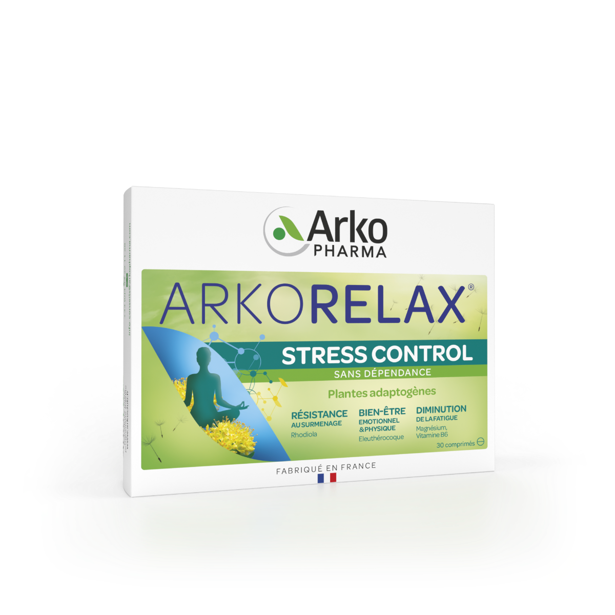 ARKOPHARMA ARKORELAX STRESS CONTROL 30 COMPRIMES