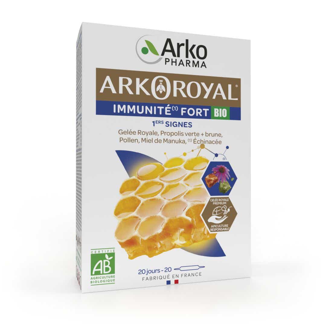ARKOPHARMA ARKOROYAL IMMUNITE FORT BIO 20 AMPOULES DE 10ML