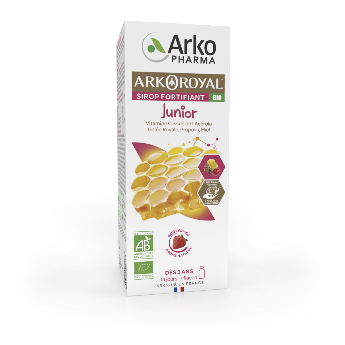 ARKOPHARMA ARKOROYAL SIROP FORTIFIANT ENFANT 140 ML