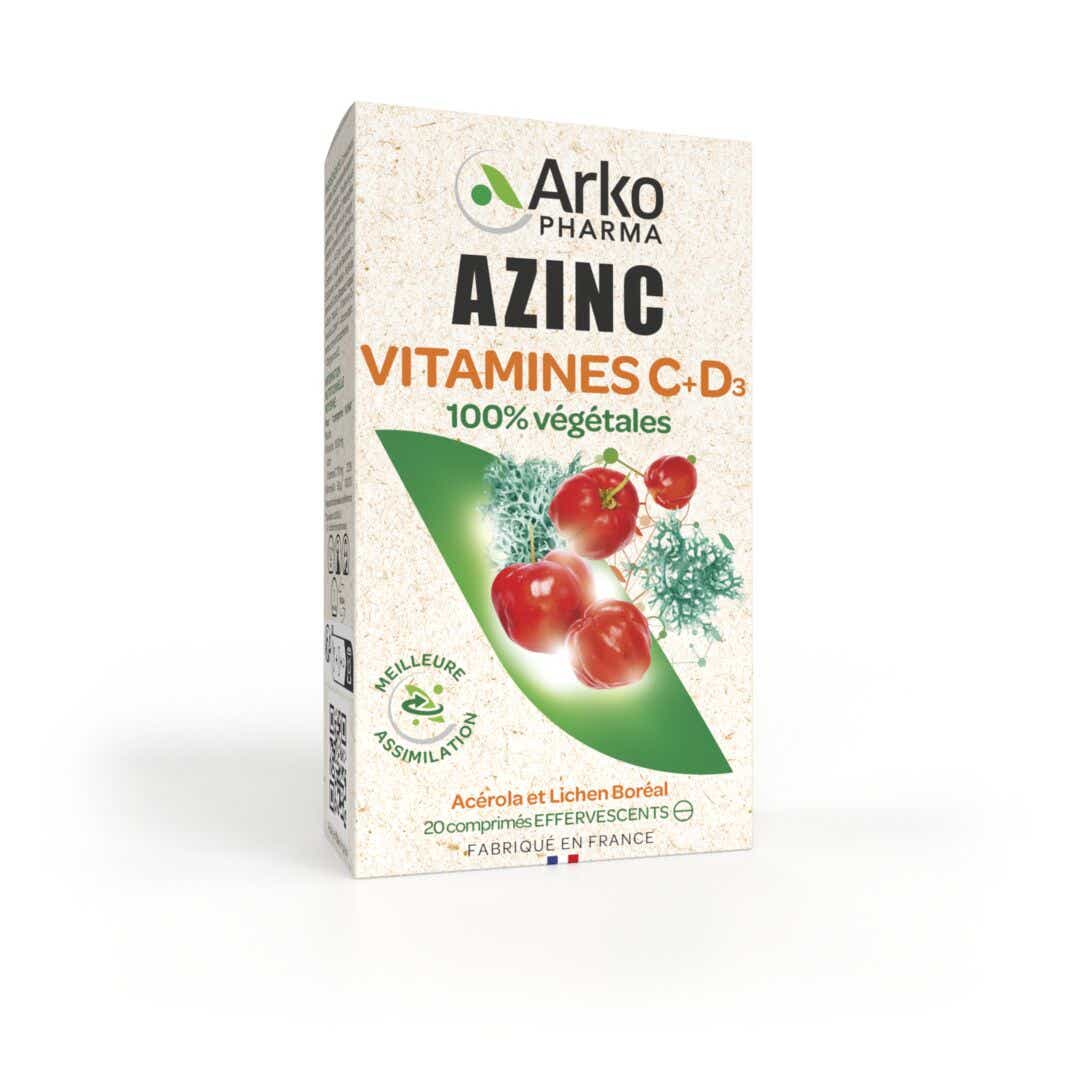 ARKOPHARMA ARKOVITAL VITAMINE C D3 20 COMPRIMES