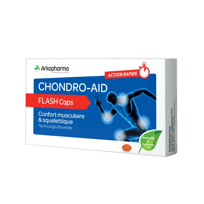 ARKOPHARMA CHONDRO AID FLASH CAPS CONFORT MUSCULAIRE ET SQUELETTIQUE 10 CAPSULES