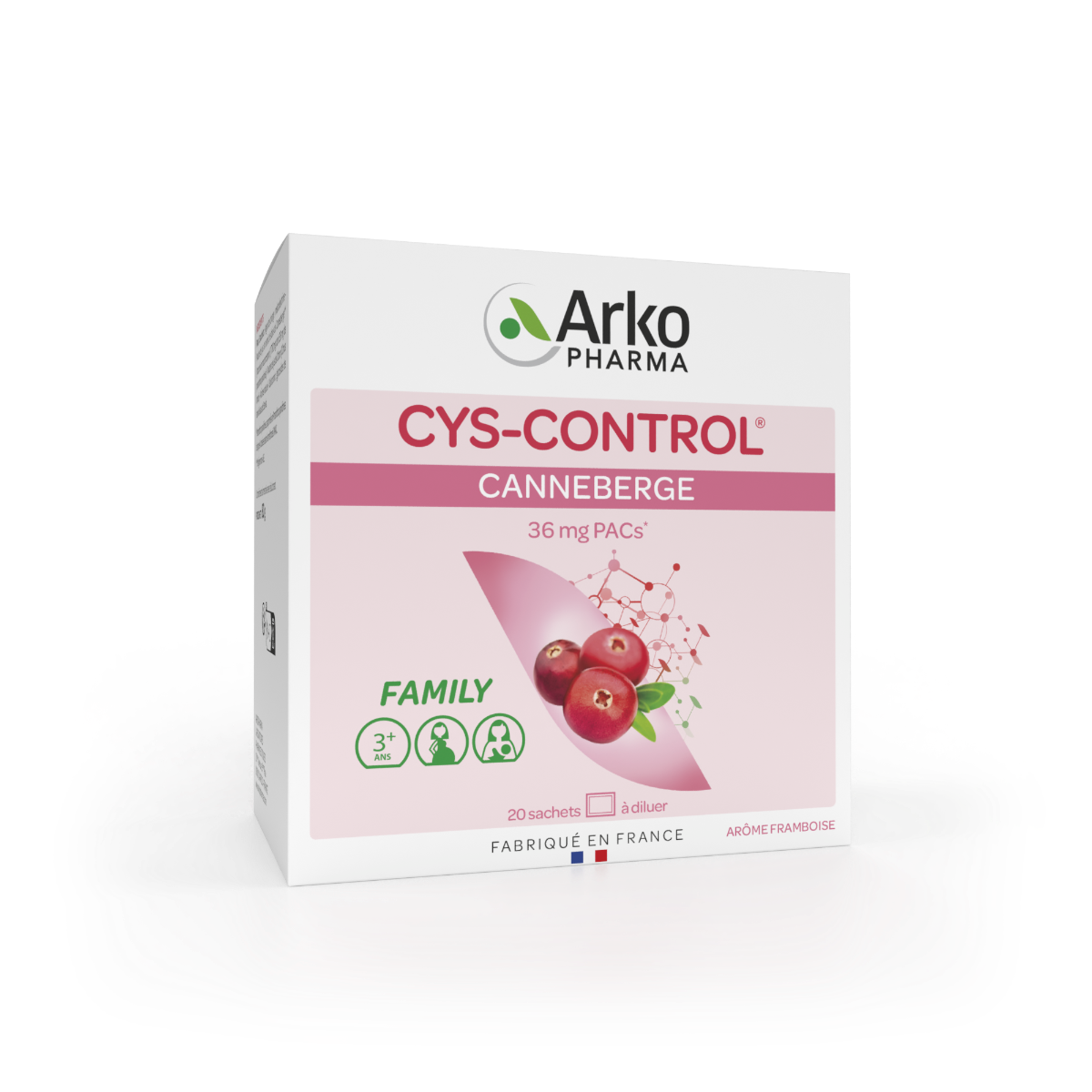 ARKOPHARMA CYS CONTROL CONFORT URINAIRE 20 SACHETS DE 5 G