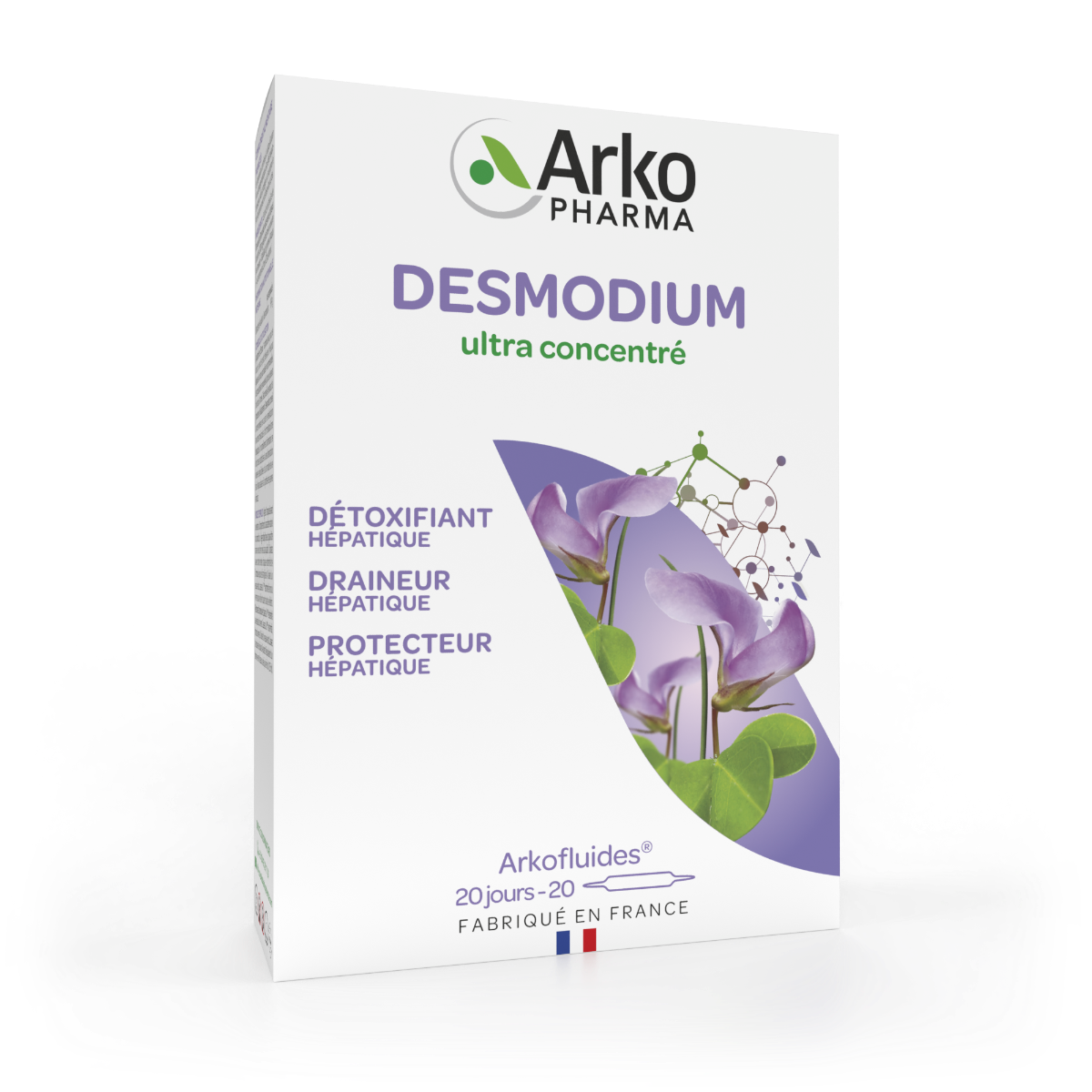 ARKOPHARMA DESMODIUM 2300 MG 20 AMPOULES DE 10ML
