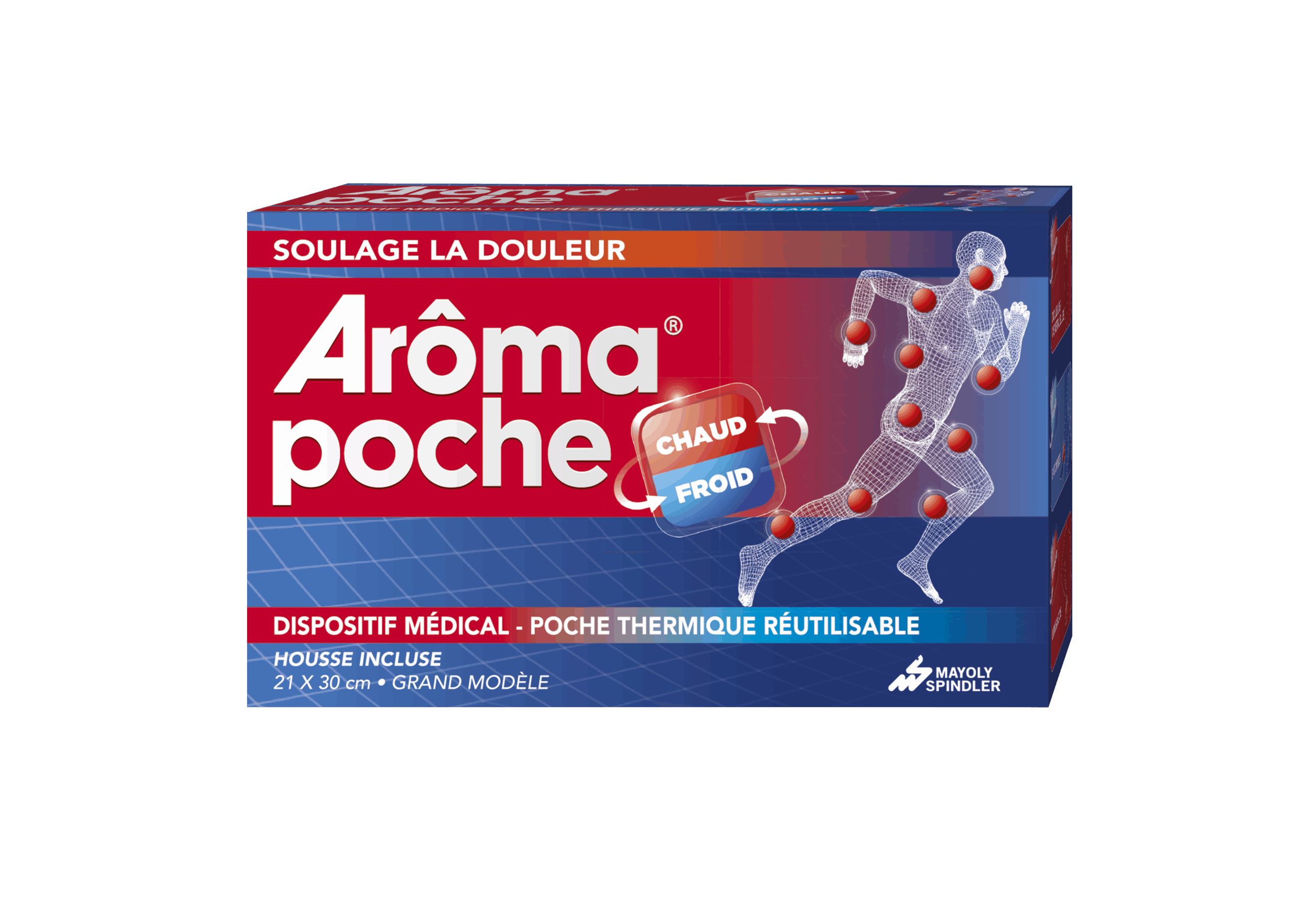 AROMA PATCH CEINTURE CHAUFFANTE BAS DU DOS 6 PACTHS DE 9 5X13CM