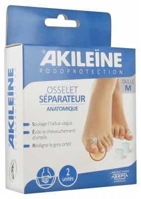 ASEPTA AKILEINE PODOPROTECTION OSSELET SEPARATEUR TAILLE M 2 UNITES
