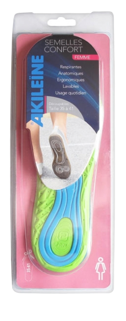 ASEPTA AKILEINE SEMELLES CONFORT FEMME 35 41 1 PAIRE
