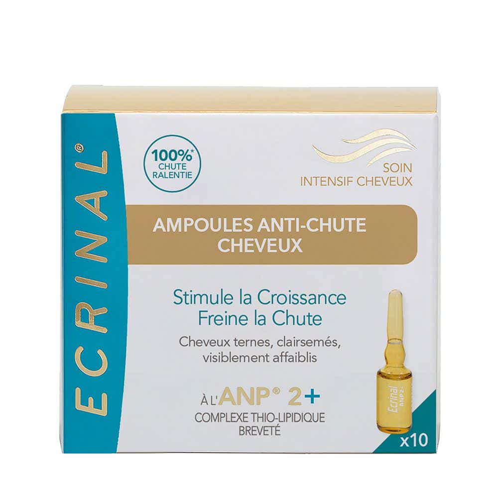 ASEPTA ECRINAL AMPOULES ANTI CHUTE DE CHEVEUX CHEVEUX TERNES CLAIRSEMES AFFAIBLIS 10X5ML