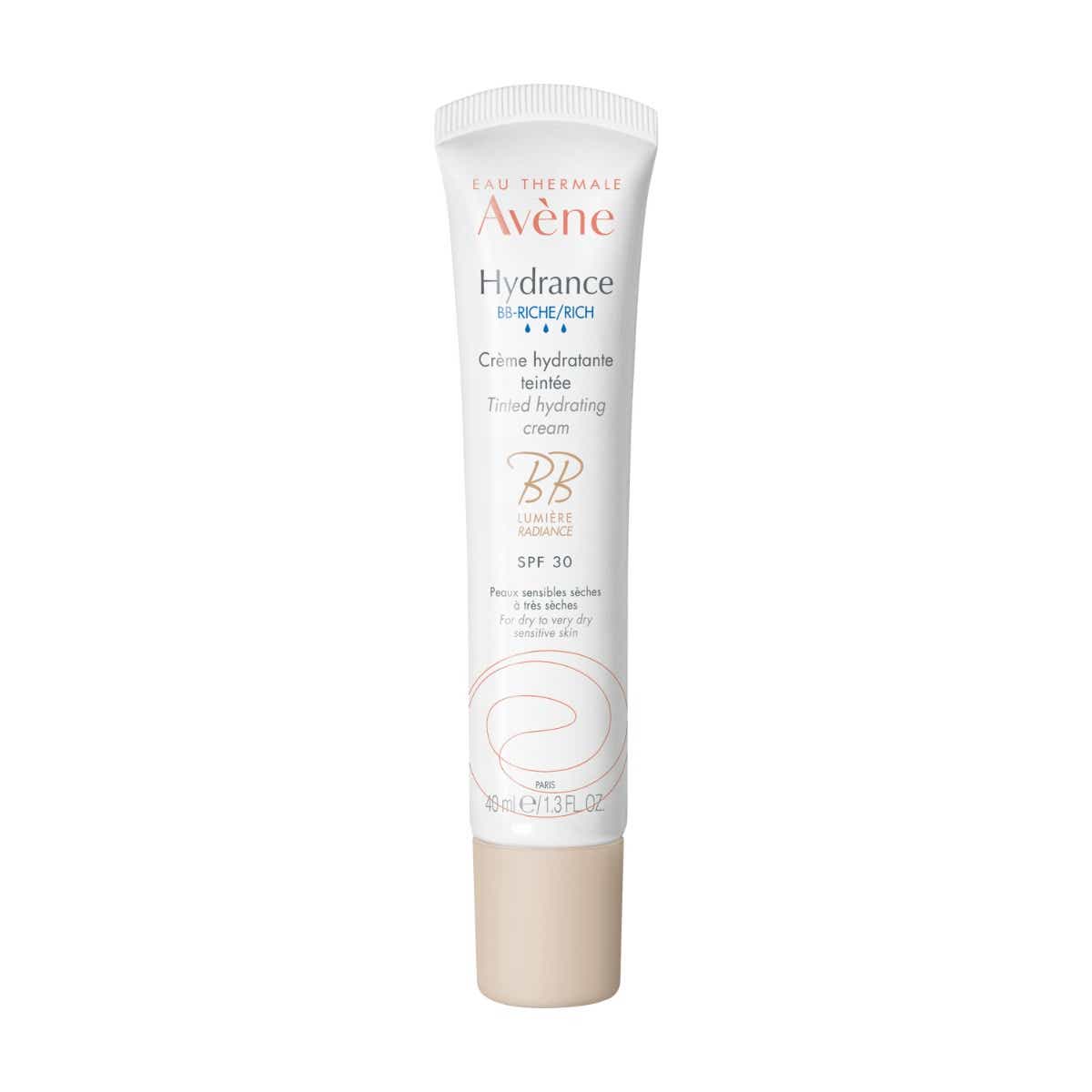 AVENE HYDRANCE CREME HYDRATANTE TEINTEE RICHE BB LUMIERE SPF 30 40ML