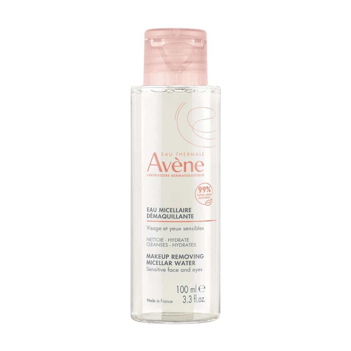 AVENE SOINS ESSENTIELS VISAGE EAU MICELLAIRE DEMAQUILLANTE VISAGE ET YEUX PEAUX SENSIBLES 100ML