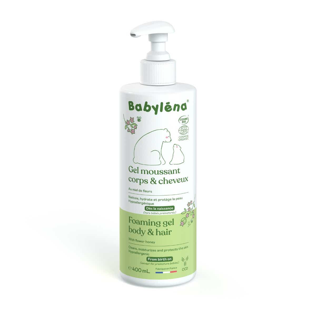 BABYLENA GEL MOUSSANT BIO CORPS ET CHEVEUX 400ML
