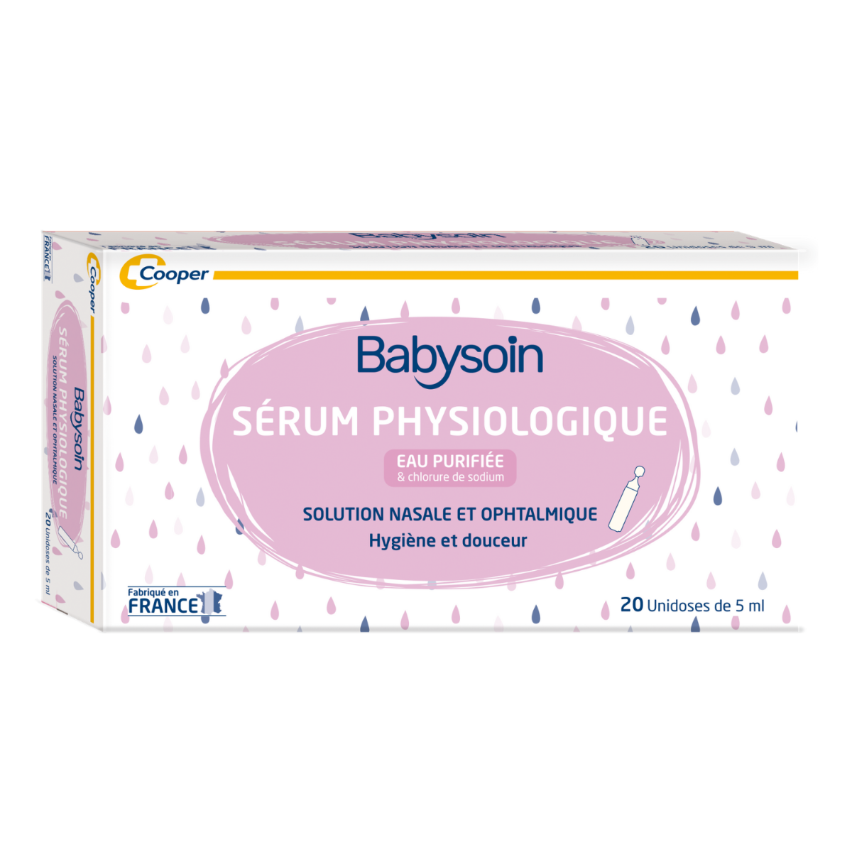 BABYSOIN SERUM PHYSIOLOGIQUE 20 UNIDOSES DE 5ML