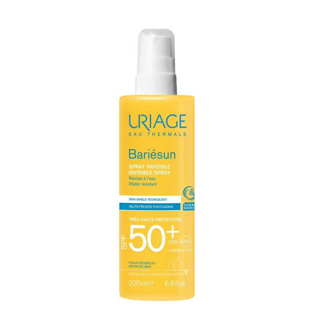 BARIESUN SPRAY SOLAIRE INVISIBLE SPF50 VISAGE ET CORPS PEAUX SENSIBLES 200ML