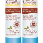 BAUME LEVRES REPARATEUR BEURRE DE KARITE LOT DE 2