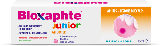 BAUSCH LOMB BLOXAPHTE GEL JUNIOR APHTE SANS ALCOOL 10 ML