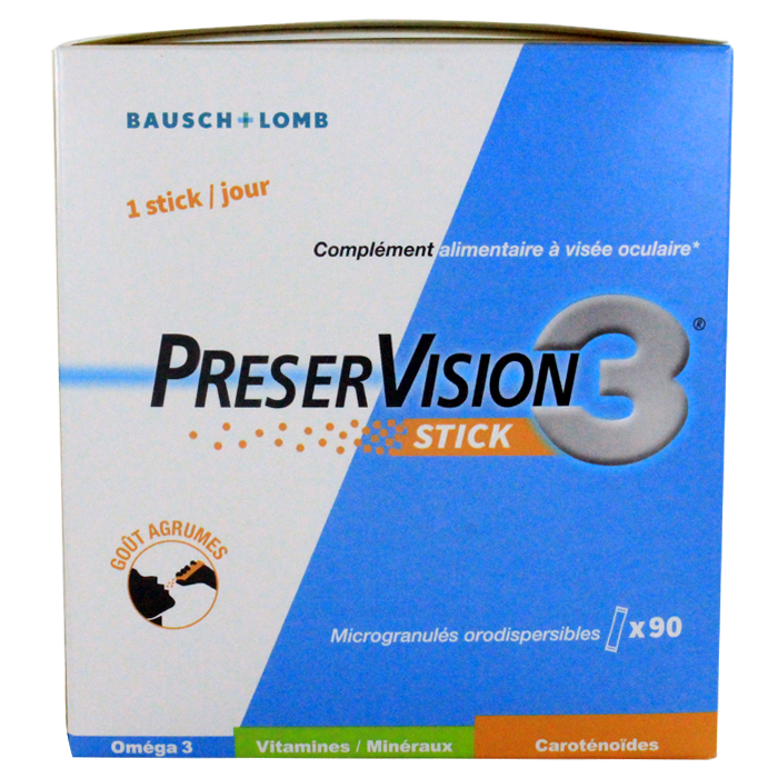 BAUSCH LOMB PRESERVISION 3 STICK 90STICKS