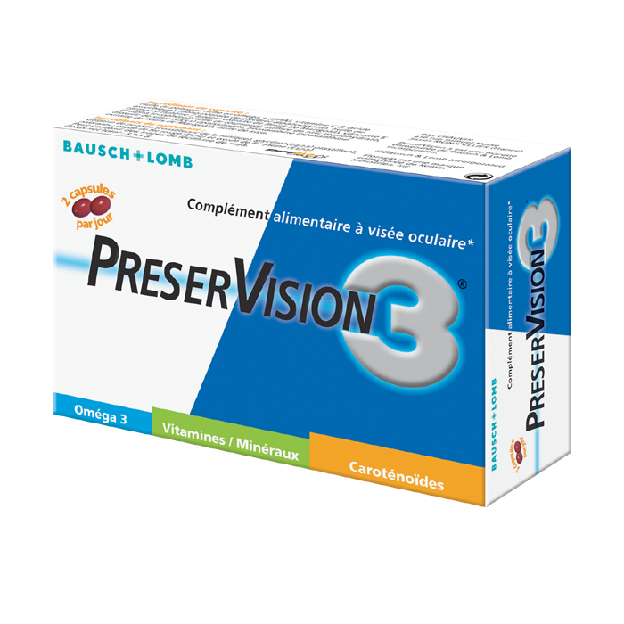 BAUSCH LOMB PRESERVISION VISION 60 CAPSULES
