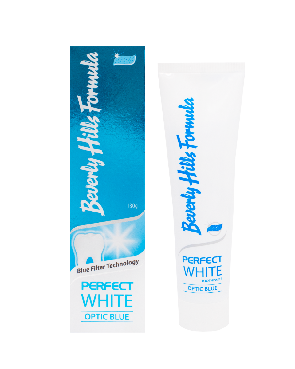 BEVERLY HILLS FORMULA PERFECT WHITE OPTIC BLUE DENTIFRICE BLANCHISSANT 100ML