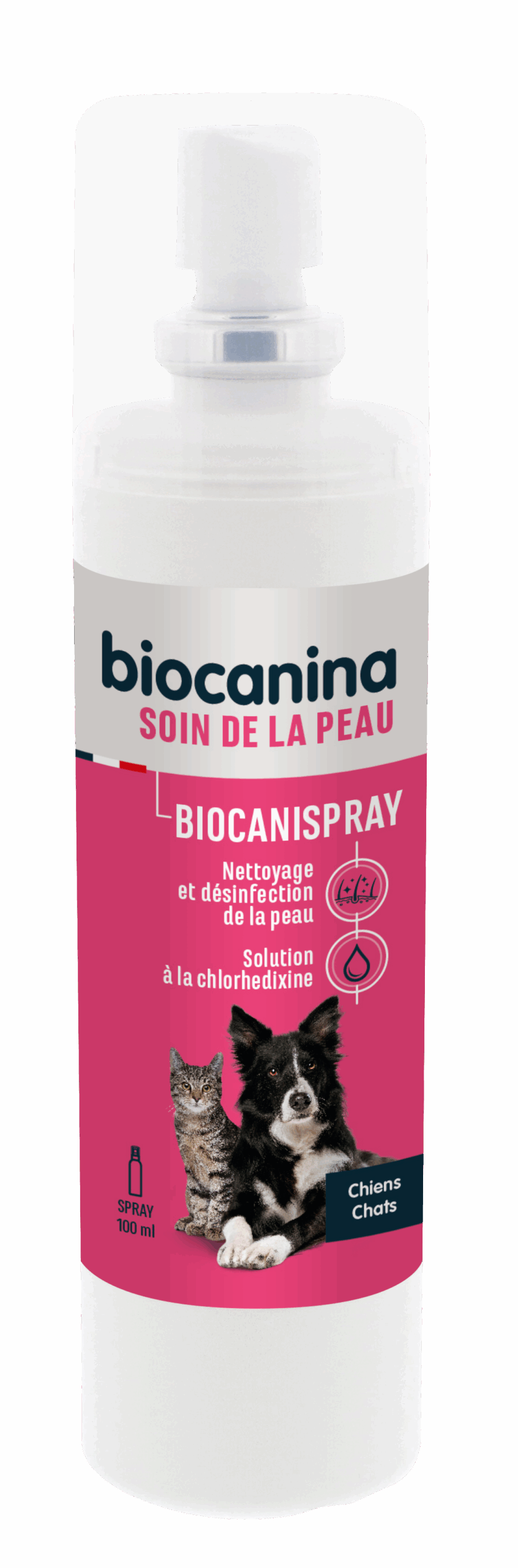 BIOCANINA BIOCANISPRAY SPRAY CALMANT ANTI DEMANGEAISONS POUR CHIENS ET CHATS 100ML