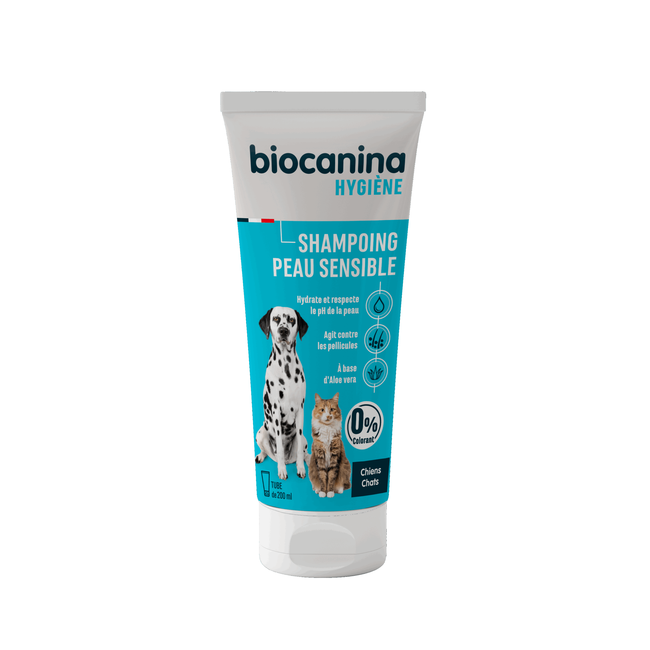 BIOCANINA SHAMPOING PEAU SENSIBLE CHIEN ET CHAT 200ML
