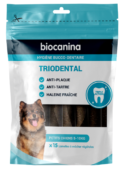 BIOCANINA TRIODENTAL CHIENS PETITS DE 5 A 10KGS 15 LAMELLES A MACHER