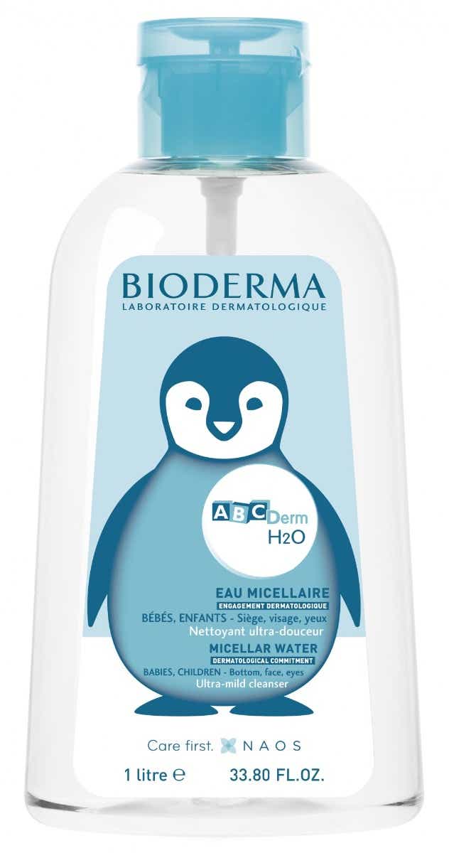 BIODERMA ABCDERM SOLUTION MICELLAIRE H2O SANS RINCAGE 1L