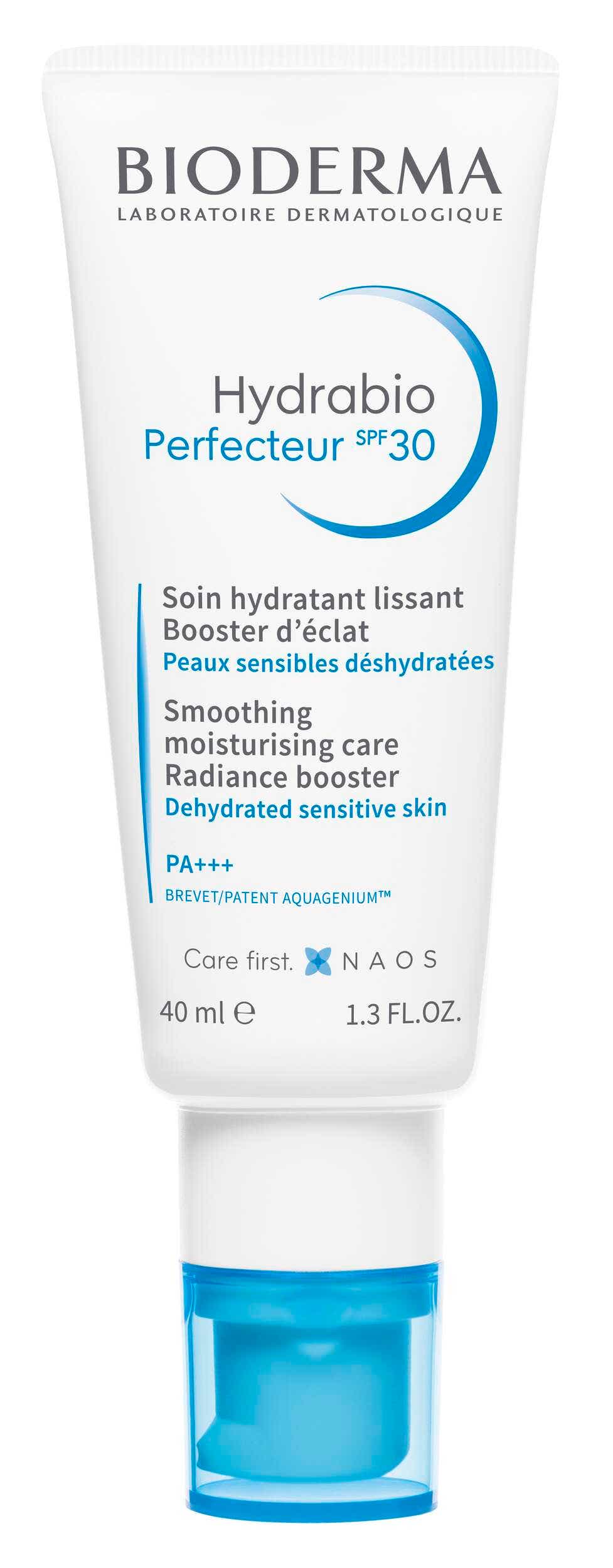 BIODERMA HYDRABIO PERFECTEUR SPF30 SOIN HYDRATANT LISSANT BOOSTER D ECLAT 40ML