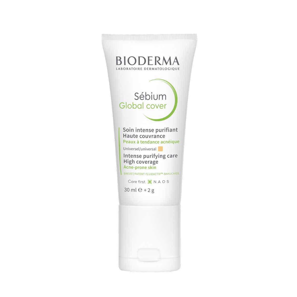 BIODERMA SEBIUM GLOBAL COVER SOIN INTENSE PURIFIANT HAUTE COUVRANCE 30 ML
