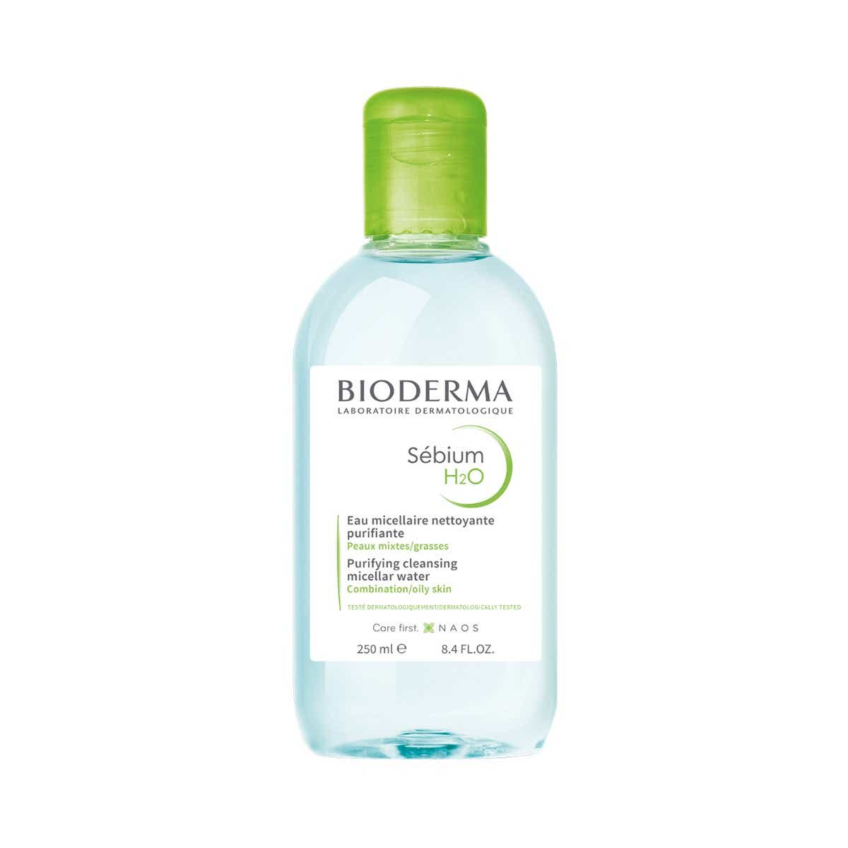 BIODERMA SEBIUM H20 SOLUTION MICELLAIRE NETTOYANTE PURIFIANTE 250ML