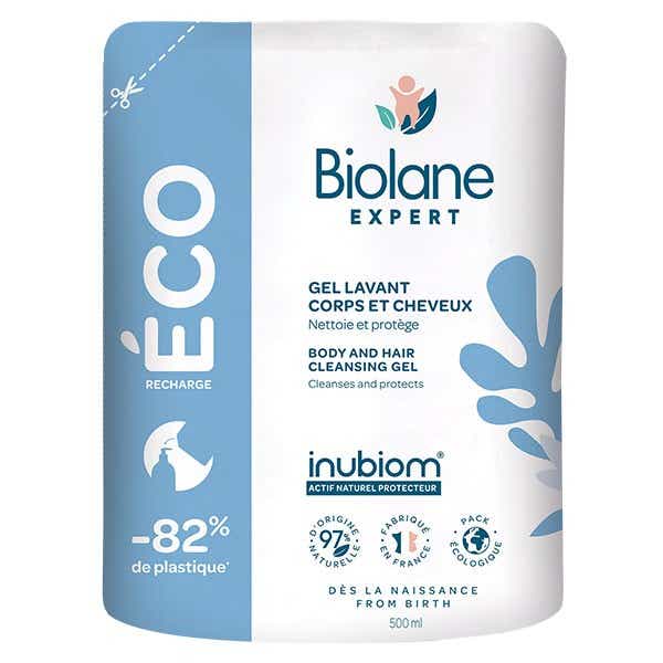 BIOLANE EXPERT ECO RECHARGE GEL LAVANT CORPS ET CHEVEUX 500ML