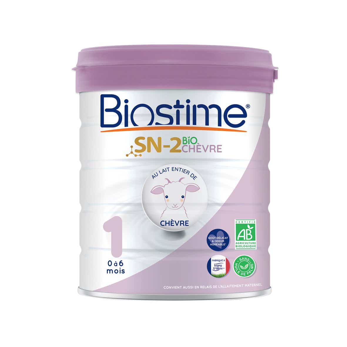 BIOSTIME LAIT ENTIER DE CHEVRE 1ER AGE BIO 800G