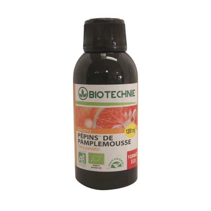 BIOTECHNIE EXTRAIT FLUIDE PEPINS DE PAMPLEMOUSSE BIO 1200MG 90ML