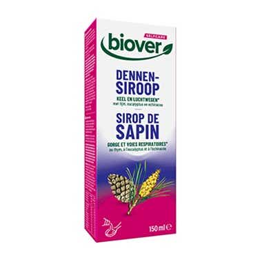 BIOVER SIROP DE SAPIN BIO SANS SUCRE 150ML