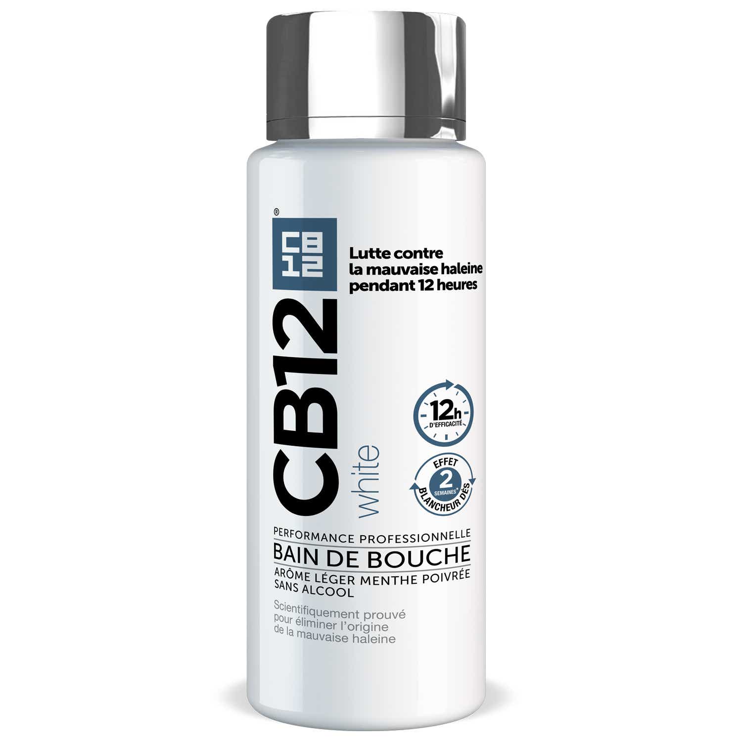 CB12 WHITE BAIN DE BOUCHE MENTHE LEGERE 250ML